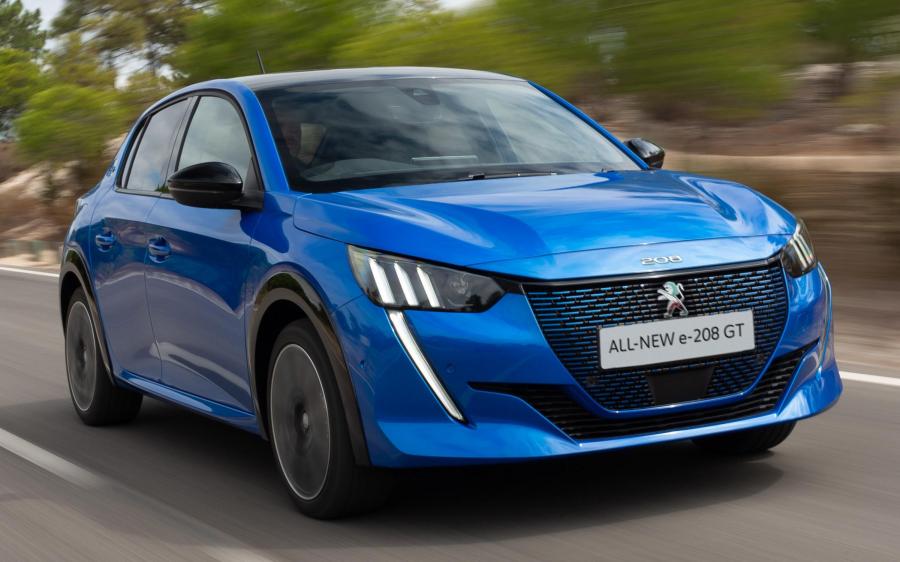Peugeot e-208 GT (UK) '2019